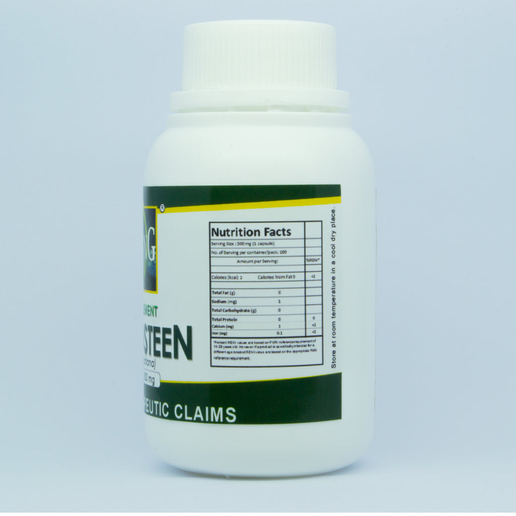 Mangosteen supplement facts and usage instructions