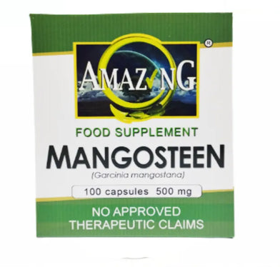 Mangosteen 500mg capsules box of 100 - FDA registered food supplement